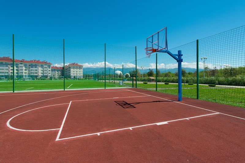 Баскетбольная площадка 32×19 м. в Сочи